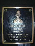 Patrolman McQuery's Monument in Covington 